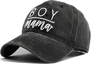 Women's Embroidered Vintage Distressed Baseball Cap
