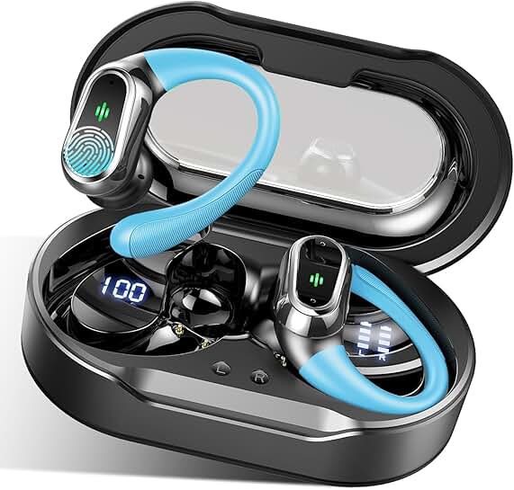 Wireless Bluetooth Earbuds with Noise Canceling and 50H Battery