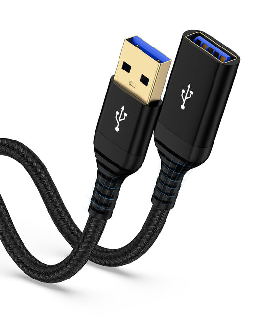 10ft USB 3.0 Extension Cable for Data Transfer