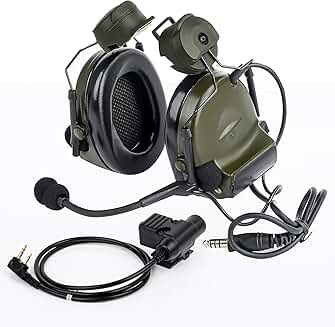 Tactical Airsoft Wargame Headset with Microphone
