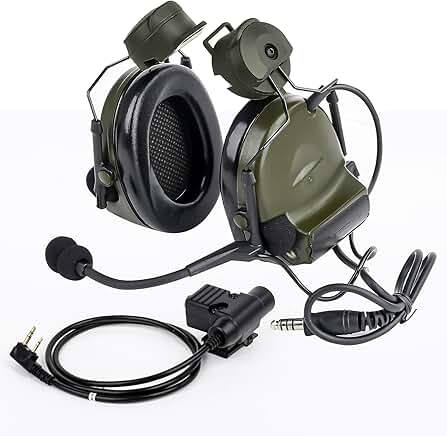 Tactical Airsoft Wargame Headset with Microphone