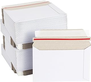 White mailing envelopes, 6.5 x 4.5 inches, 100 pack
