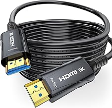 8K 75FT Fiber Optic HDMI Cable, 48Gbps, HDR10