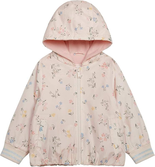 Toddler Girls' Warm Fleece Hooded Jacket