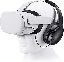VR Gaming Headphones with Custom Cable and Noise Isolating Ear Pads