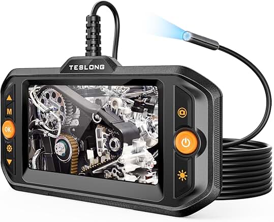 16.5FT Waterproof Endoscope for Engine and Wall Inspection