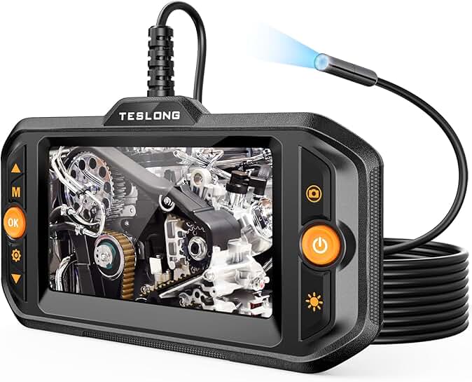 16.5FT Waterproof Endoscope for Engine and Wall Inspection