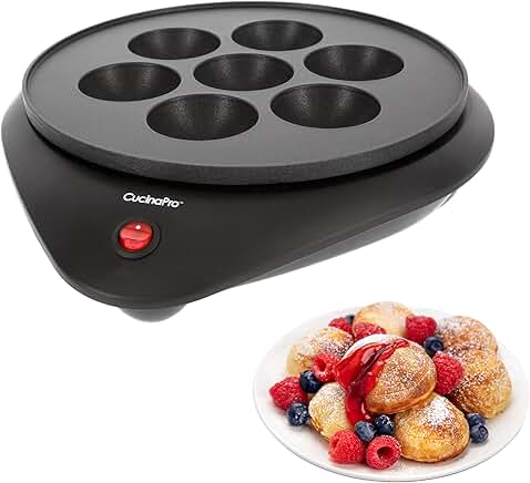 Electric Non-stick Ebelskiver and Takoyaki Maker