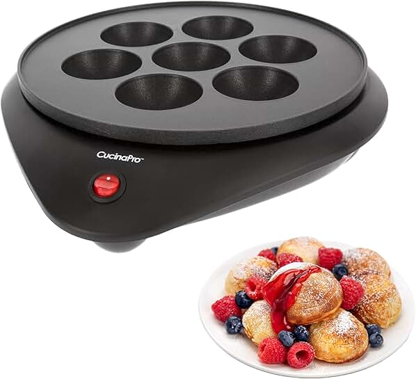 Electric Non-stick Ebelskiver and Takoyaki Maker