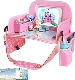 Kids Travel Tray with iPad Holder and Dry Erase Board