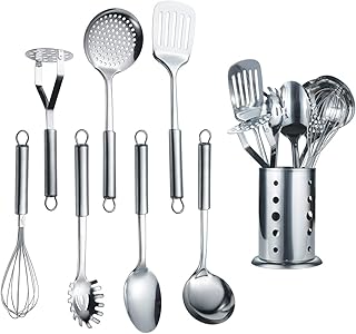 8-Piece Stainless Steel Cooking Utensil Set
