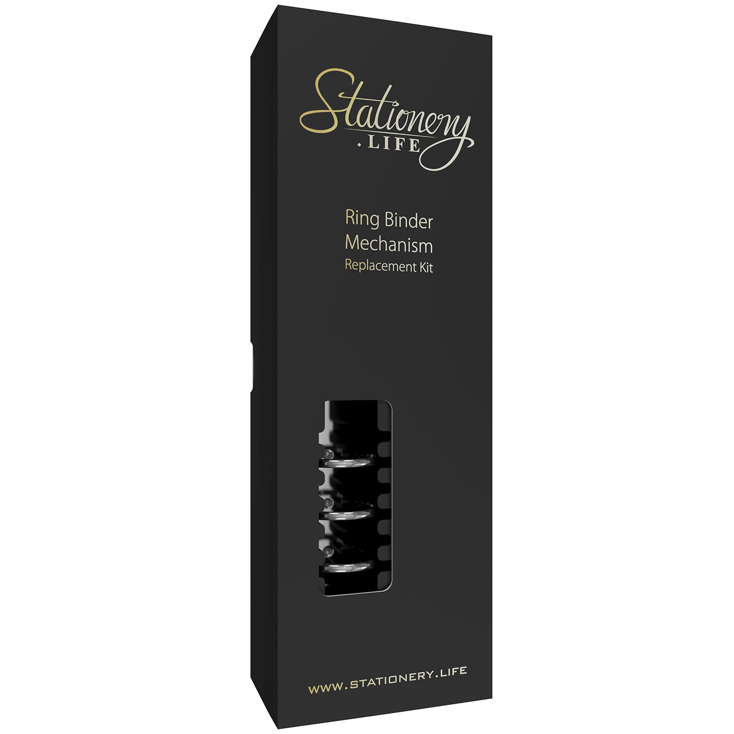 A5 Silver 6-Ring Binder Mechanism Replacement Kit