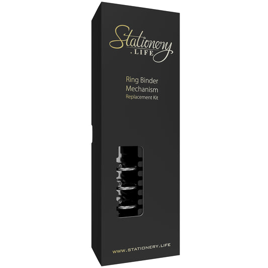 A5 Silver 6-Ring Binder Mechanism Replacement Kit