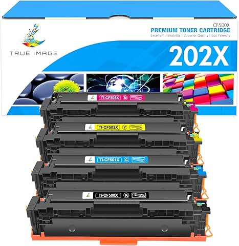 Color toner cartridge set for laser printers