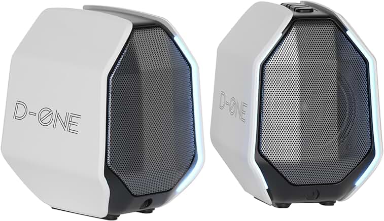 Desktop Computer Speakers with Bluetooth and RGB Lights
