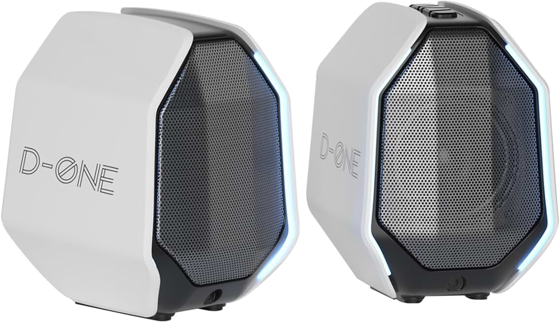 Desktop Computer Speakers with Bluetooth and RGB Lights