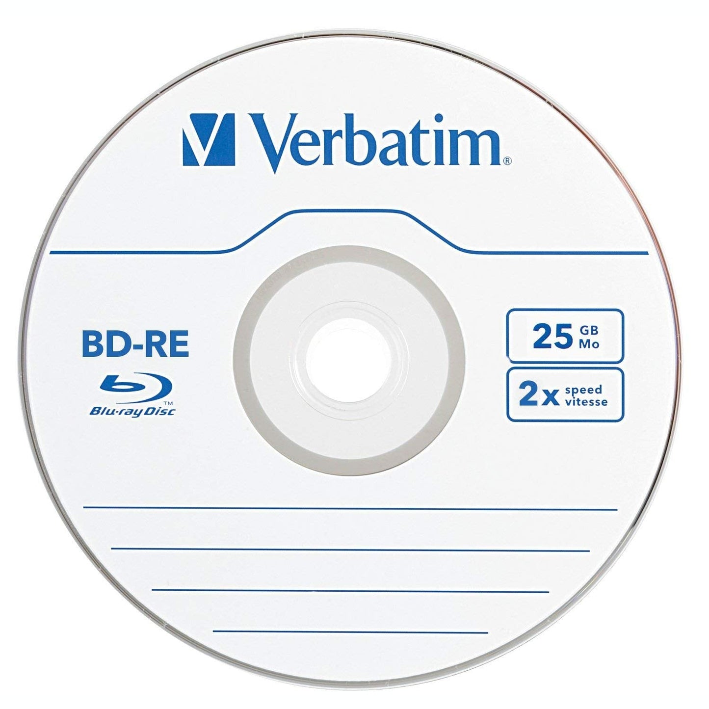 BD-RE 25GB 2X with Branded Surface - 5pk Jewel Case