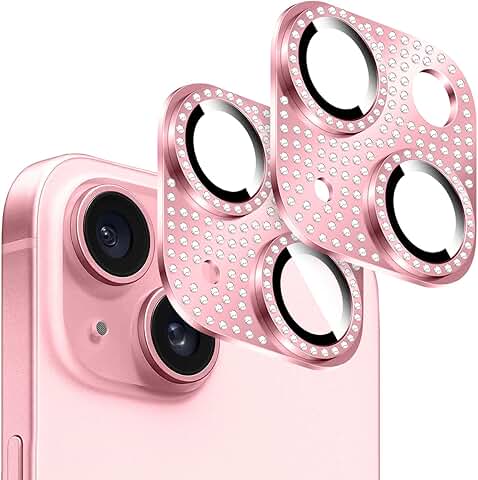 2-Pack Bling Diamond Camera Lens Protectors for iPhone 11