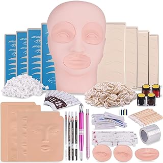Microblading Practice Kit with Skin and Tools
