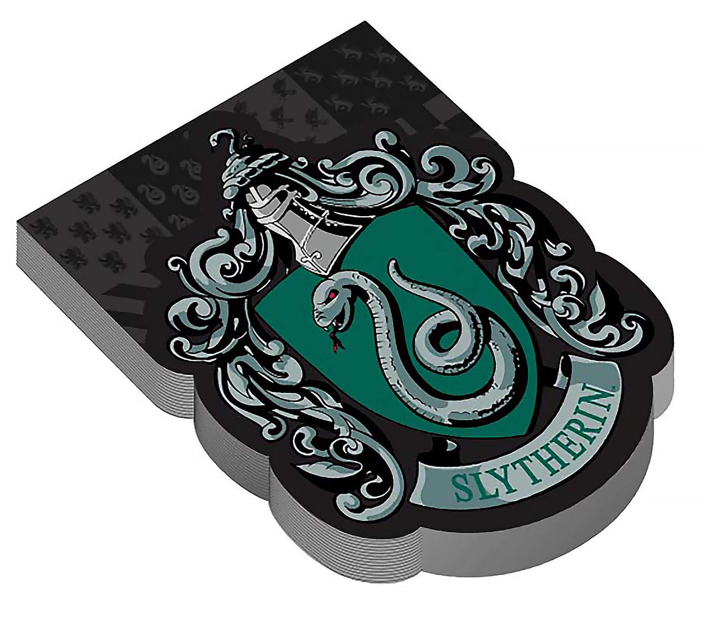Multi-colored Slytherin Crest Memo Pad, 3"