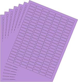 Purple Printable Sticker Sheets for Printers, 1078 Pack
