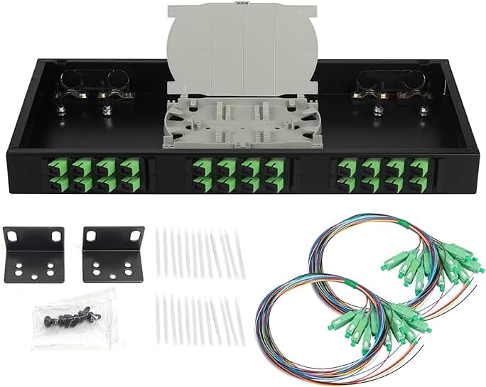 24-Port Rack Mount Enclosure with Splice Tray