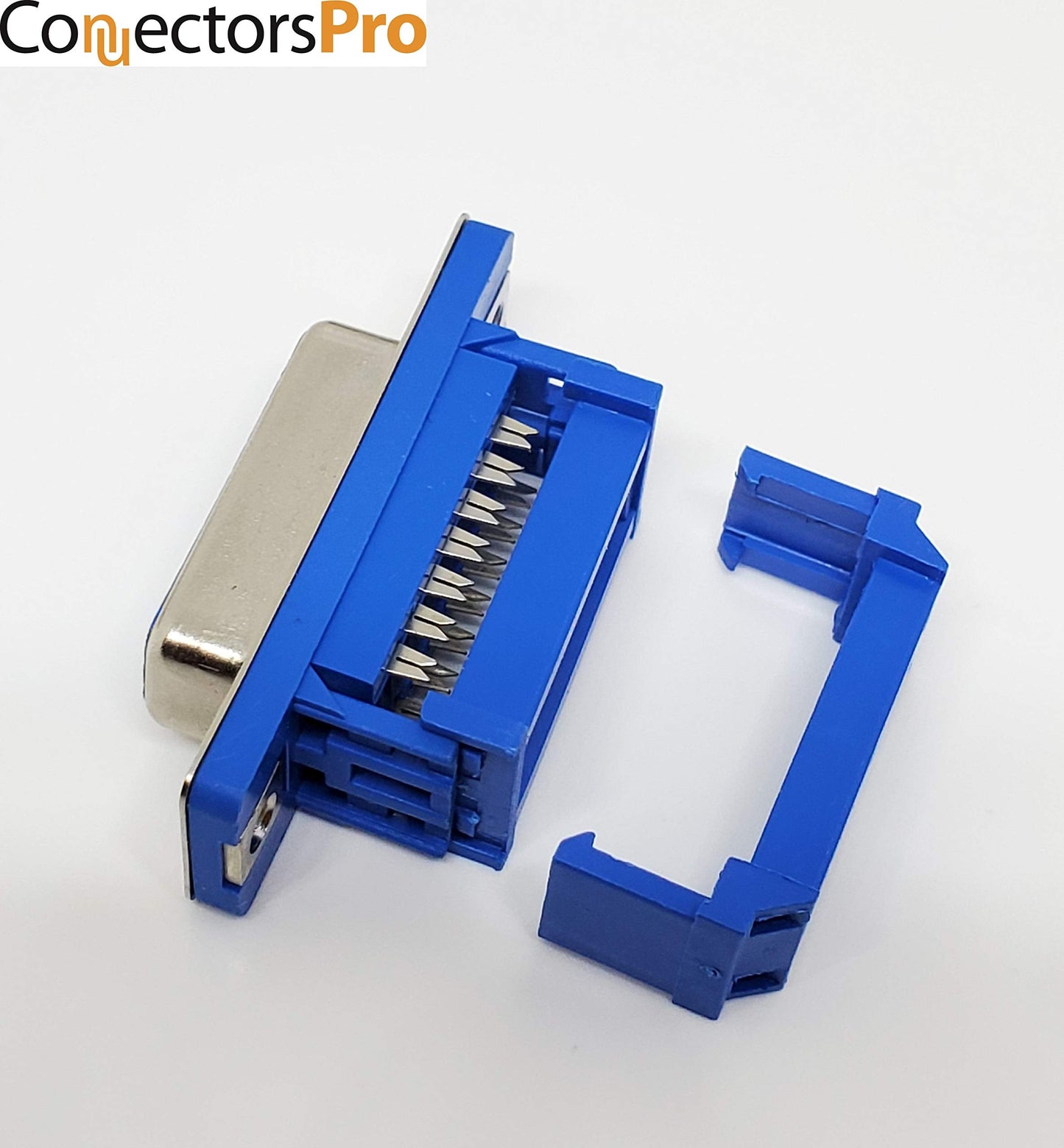 '- 10-PK IDC DB15 Female 2.54mm Crimp Connectors for Standard Flat Ribbon Cable, D-sub 15P 10-Pack