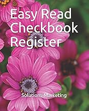 Large Print 7-Column Checkbook Register for Personal Accounts