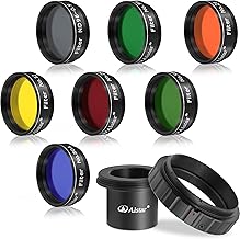 Telescope Photo Adapter and Filter Set for DSLR Cameras