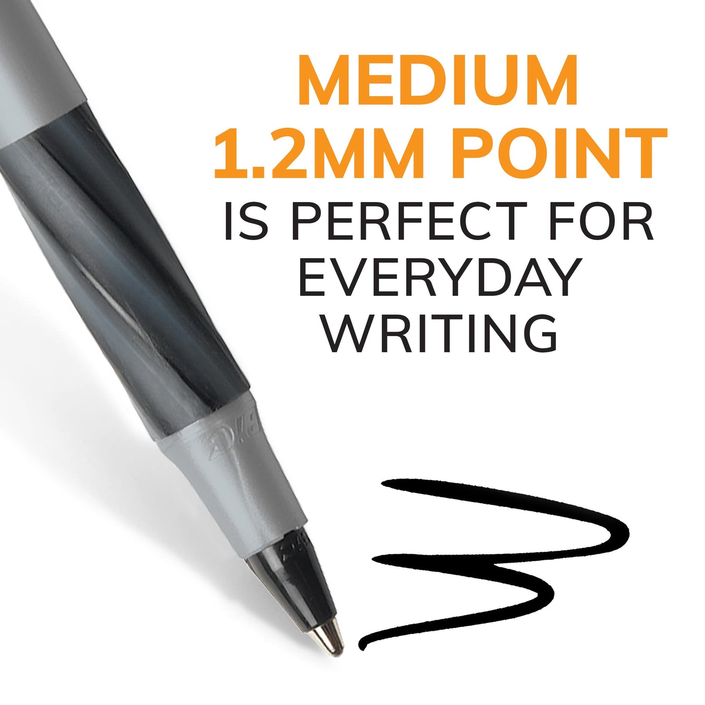 Purple 12-Pack Comfort Grip Ballpoint Pens
