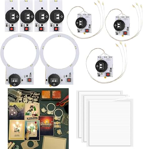 2 Pack Halo and Easy Light Kits with Adhesive Foam Strips