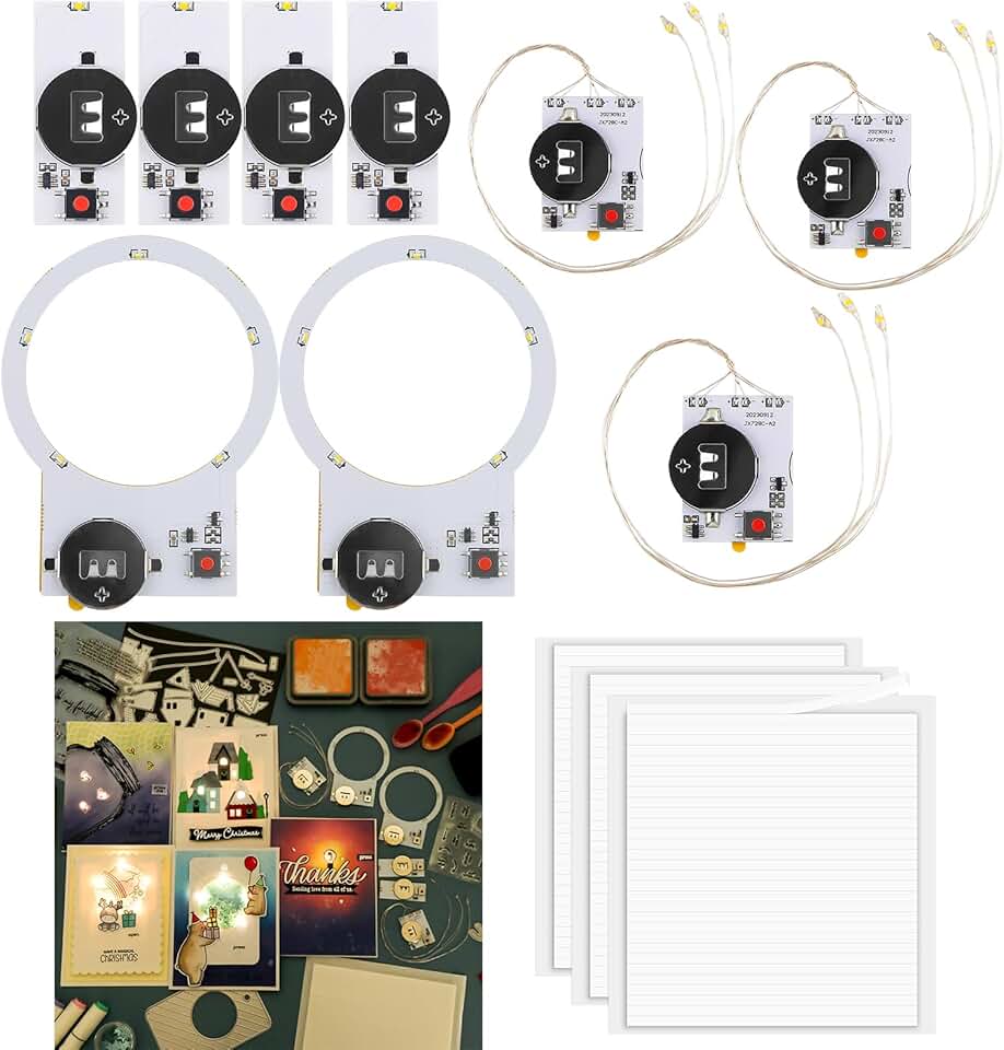 2 Pack Halo and Easy Light Kits with Adhesive Foam Strips