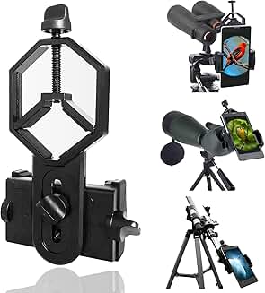 Lightweight Phone Adapter for Binoculars and Telescopes