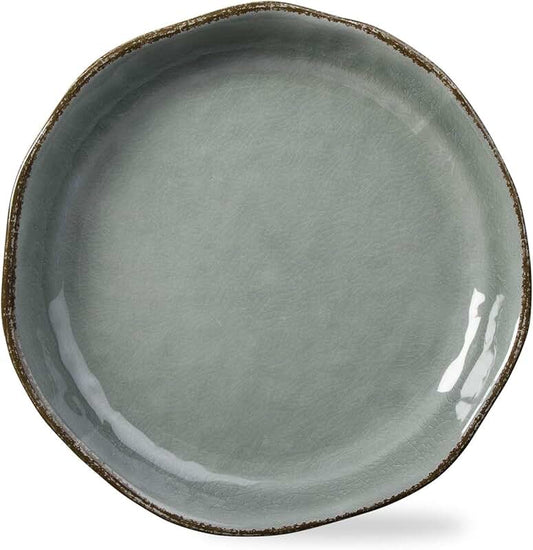 16-Piece Melamine Sushi Plate Set with Trays, Bowls, and Chopsticks