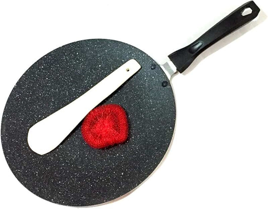 Set of cooking utensils with soup spoon, spatula, and shovel