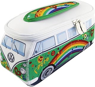 Neoprene Travel Bag with Bus Design, Green