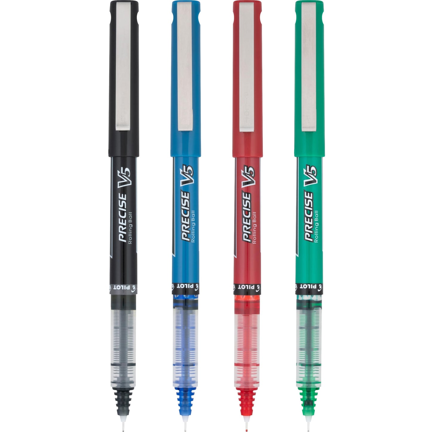 Set of 4 Colored Fine Point Liquid Ink Pens