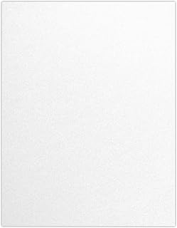 8.5" x 11" Crystal Metallic Cardstock, 50 Sheets