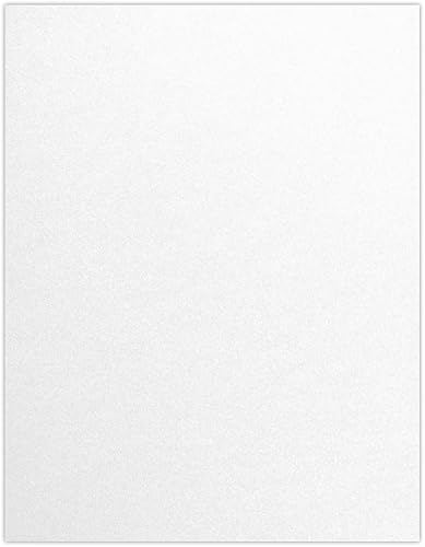 8.5" x 11" Crystal Metallic Cardstock, 250 sheets