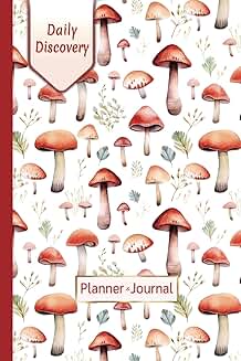 Mushroom Themed Daily Planner and Journal