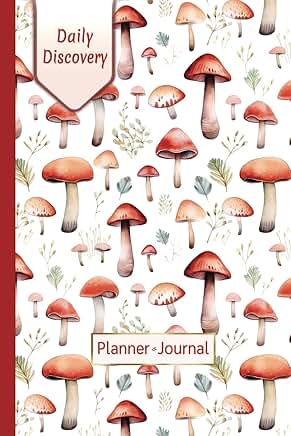 Mushroom Themed Daily Planner and Journal
