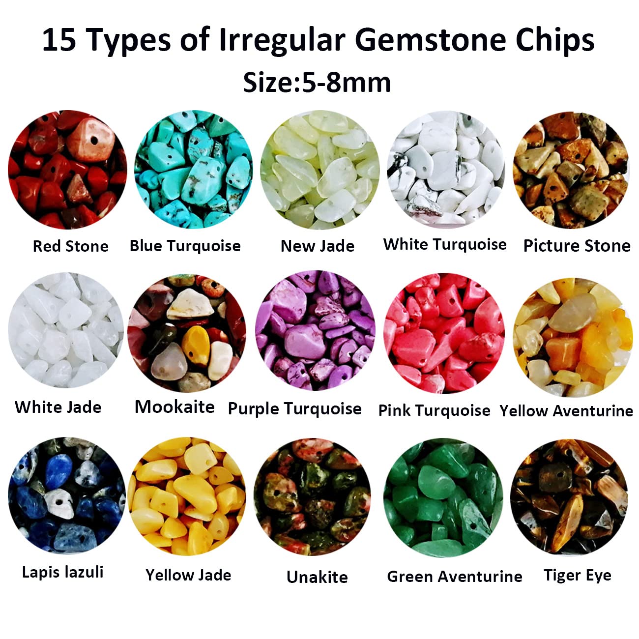 Natural Irregular Gemstone Beads for Jewelry Making