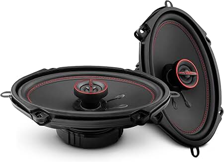 5x7 2-Way Coaxial Car Speakers, 150W, 4 Ohm, Pair