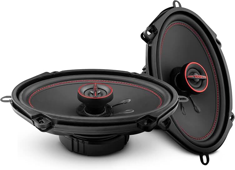 5x7 2-Way Coaxial Car Speakers, 150W, 4 Ohm, Pair
