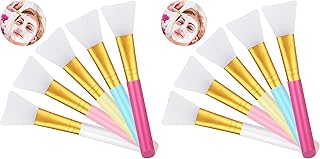 Set of 30 soft silicone face mask brushes in 5 colors