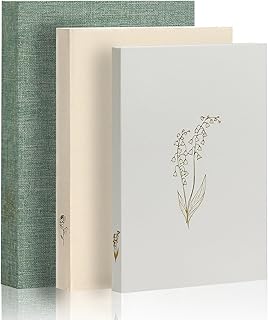 Decorative Linen Faux Book Boxes for Home Decor (3 Pack)