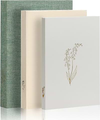 Decorative Linen Faux Book Boxes for Home Decor (3 Pack)