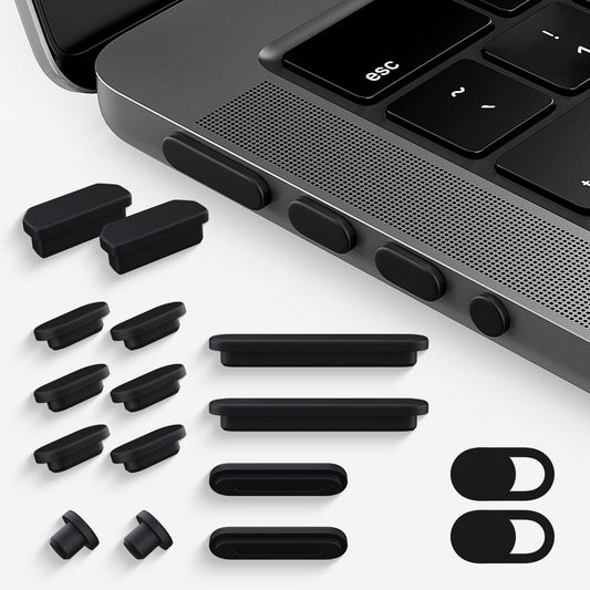Dust Plug Covers and Webcam Covers for MacBook Pro
