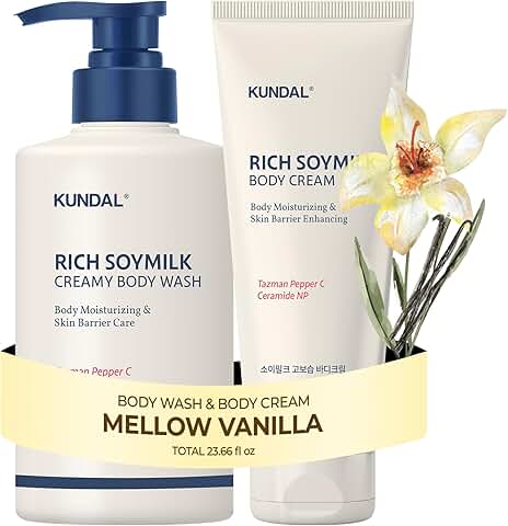 Moisturizing Soymilk Body Wash and Cream Duo