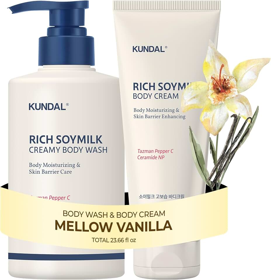 Moisturizing Soymilk Body Wash and Cream Duo